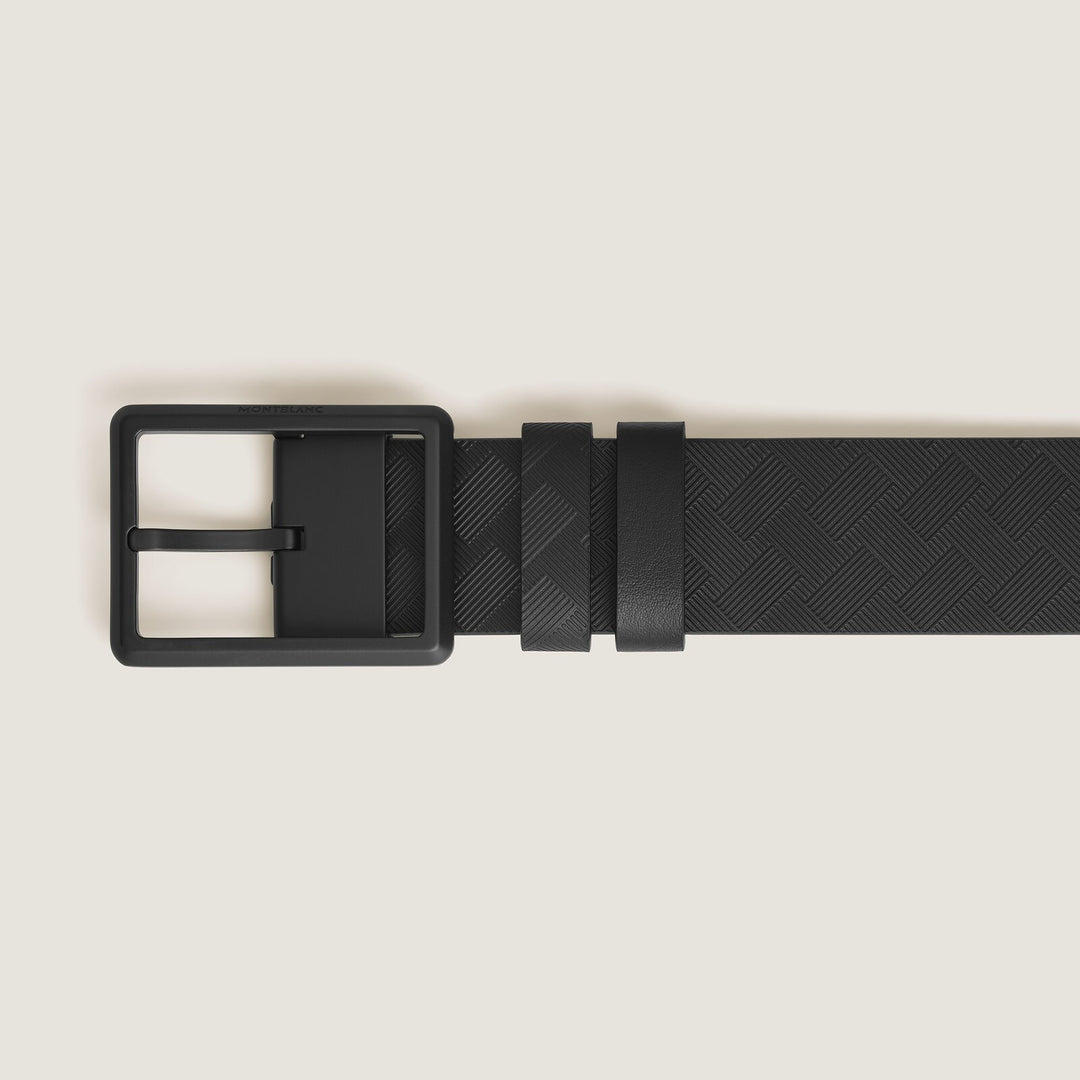 Montblanc 35 mm Reversible Belt in Extreme Leather with Rectangular Buckle MB222197