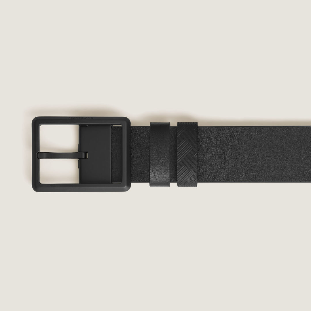 Montblanc 35 mm Reversible Belt in Extreme Leather with Rectangular Buckle MB222197