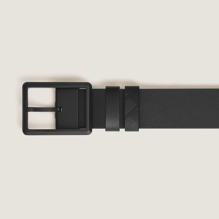 Montblanc 35 mm Reversible Belt in Extreme Leather with Rectangular Buckle MB222197