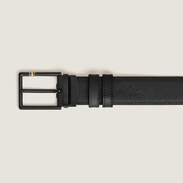 Montblanc 30 mm Reversible Belt in Leather with Rectangular Meisterstück Buckle MB222209