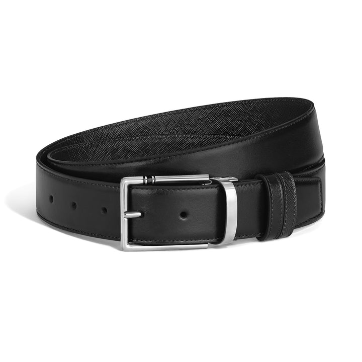 Montblanc 35 mm Reversible Belt in Leather with Rectangular Meisterstück Buckle MB222215