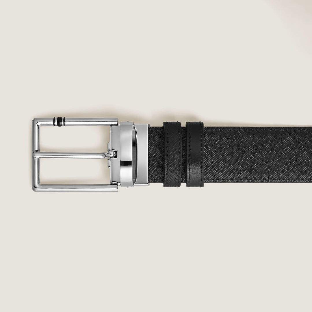 Montblanc 35 mm Reversible Belt in Leather with Rectangular Meisterstück Buckle MB222215