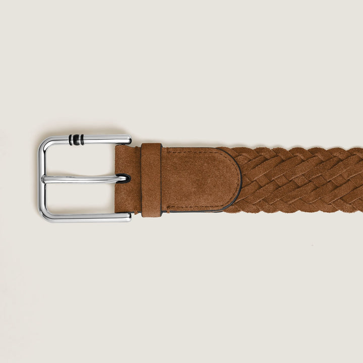 Montblanc 35 mm Belt in Suede with Square Meisterstück Buckle S MB222241M