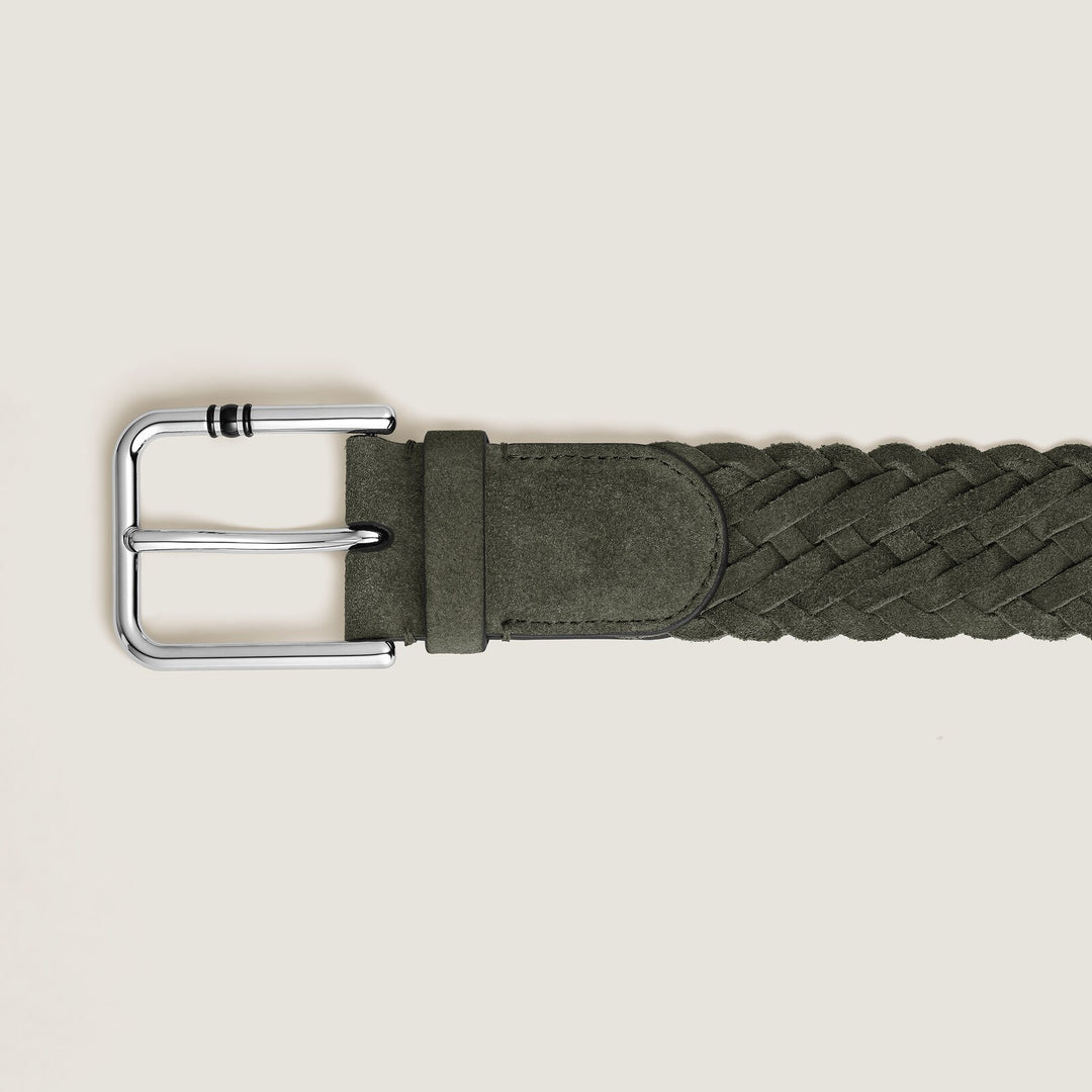 Montblanc 35 mm Belt in Suede with Square Meisterstück Buckle M MB222249