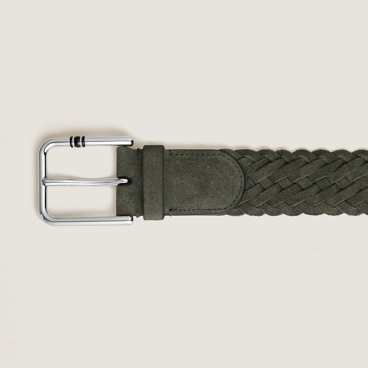 Montblanc 35 mm Belt in Suede with Square Meisterstück Buckle XL MB222269