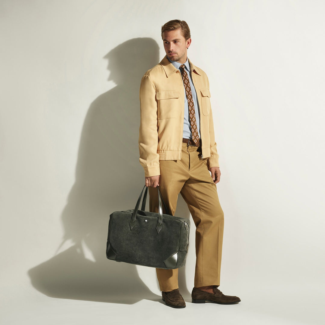Montblanc Weekender Bag 45 in Suede Leather MB222273