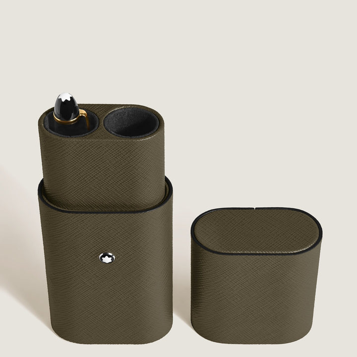 Montblanc 2-Pen Pouch in Sartorial Leather MB222342