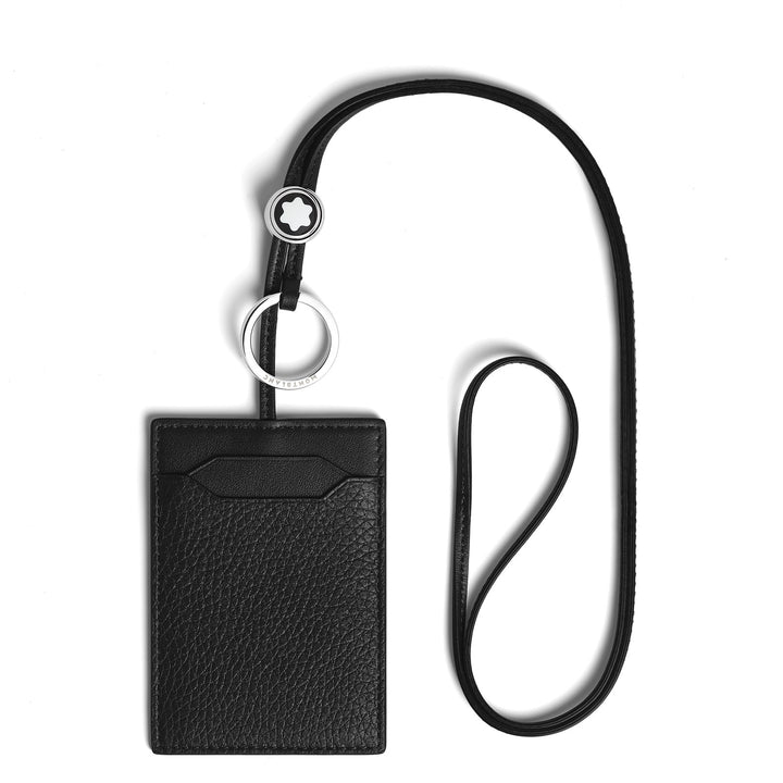 Montblanc Card Holder 3cc with Strap in Grain Leather MB222421