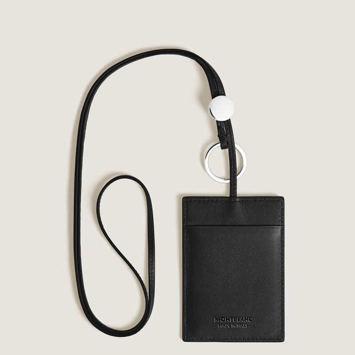 Montblanc Card Holder 3cc with Strap in Grain Leather MB222421