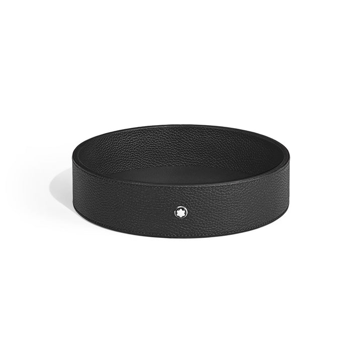 Montblanc Large Round Desk Tray in Grain Leather MB222580