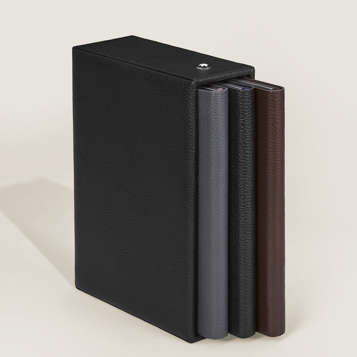 Montblanc Frame for 3 Medium Notebooks in Grain Leather MB222682