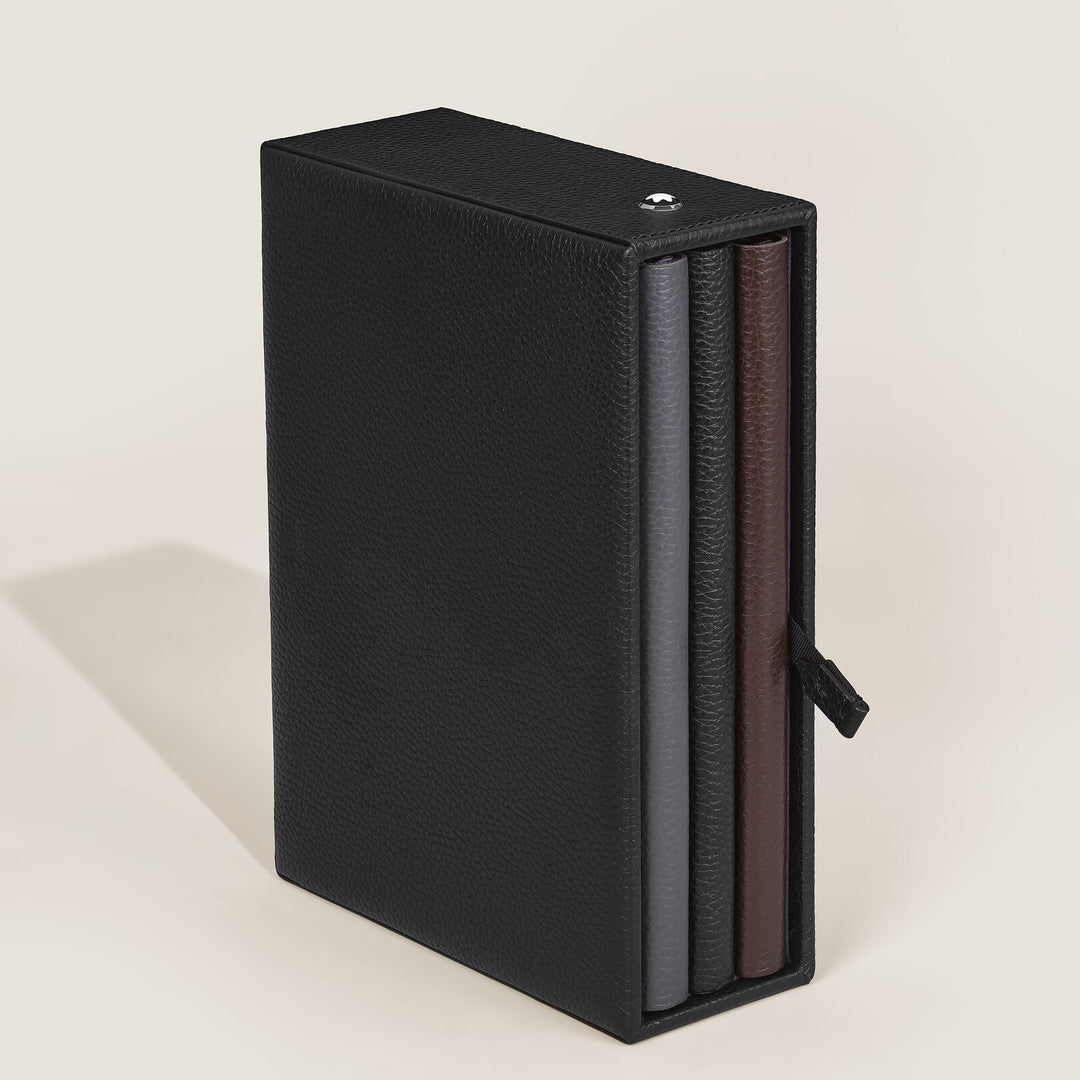 Montblanc Frame for 3 Medium Notebooks in Grain Leather MB222682