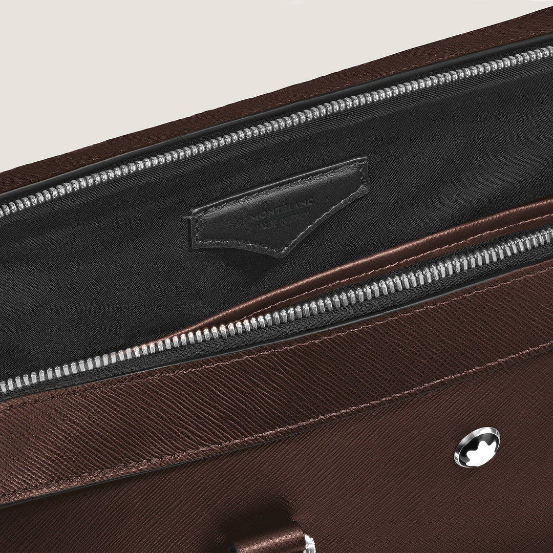 Montblanc Medium Briefcase with Pocket in Sartorial Leather MB222925