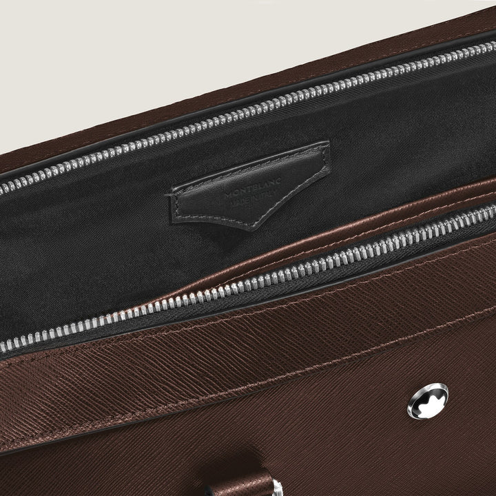 Montblanc Medium Briefcase with Pocket in Sartorial Leather MB222925