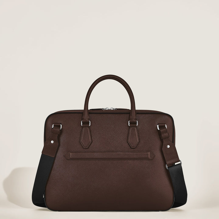 Montblanc Medium Briefcase with Pocket in Sartorial Leather MB222925