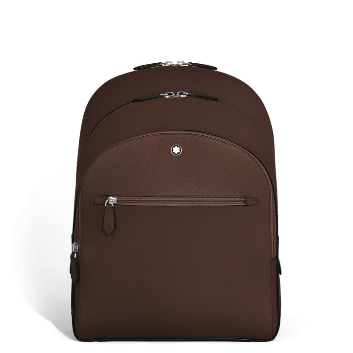 Montblanc Medium Backpack with 3 Compartments in Sartorial Leather MB222929