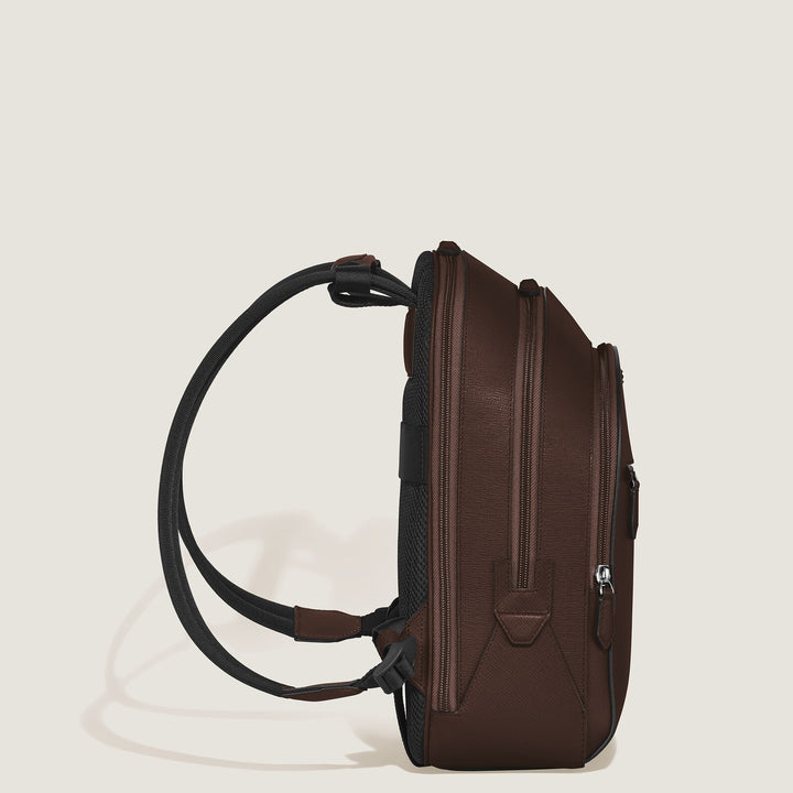 Montblanc Medium Backpack with 3 Compartments in Sartorial Leather MB222929