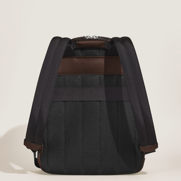 Montblanc Medium Backpack with 3 Compartments in Sartorial Leather MB222929