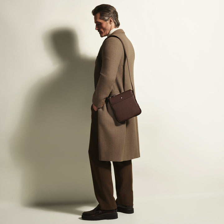 Montblanc Vertical Belt Messenger Bag in Sartorial Leather MB222933