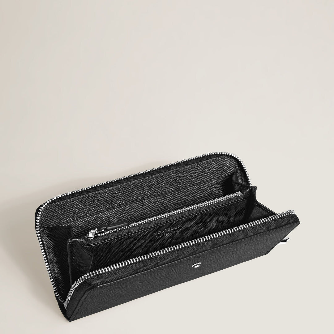 Montblanc Wallet 8cc with zip in Sartorial Leather MB222949