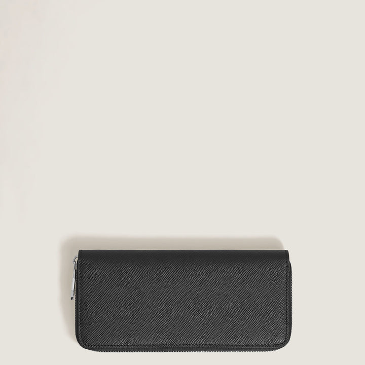 Montblanc Wallet 8cc with zip in Sartorial Leather MB222949