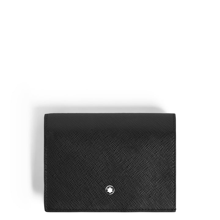 Montblanc Compact Wallet 6cc with zip in Sartorial Leather MB222977