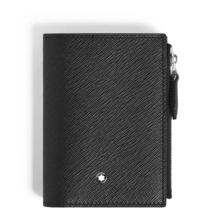 Montblanc Mini Vertical Wallet 6cc in Sartorial Leather MB223007
