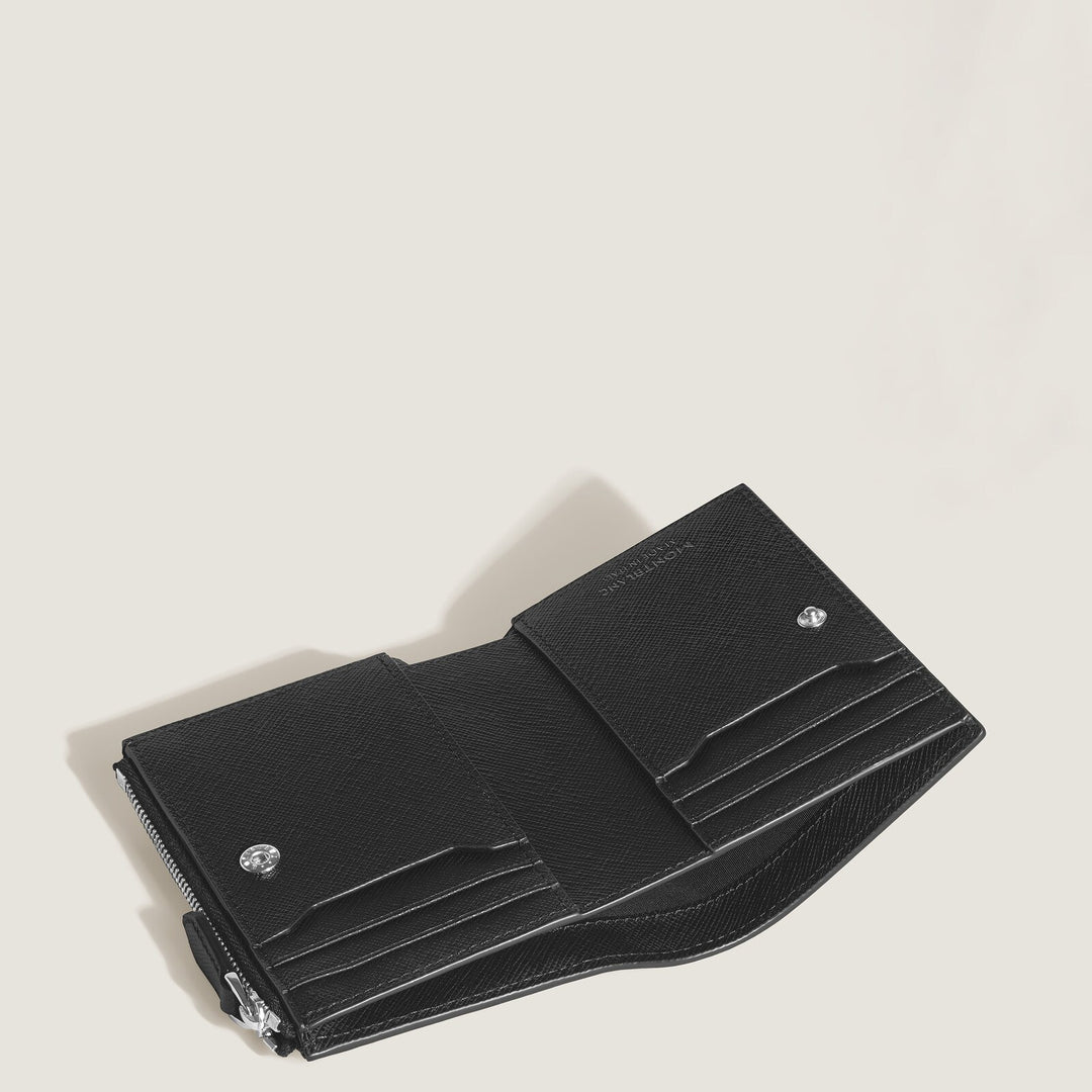 Montblanc Mini Vertical Wallet 6cc in Sartorial Leather MB223007