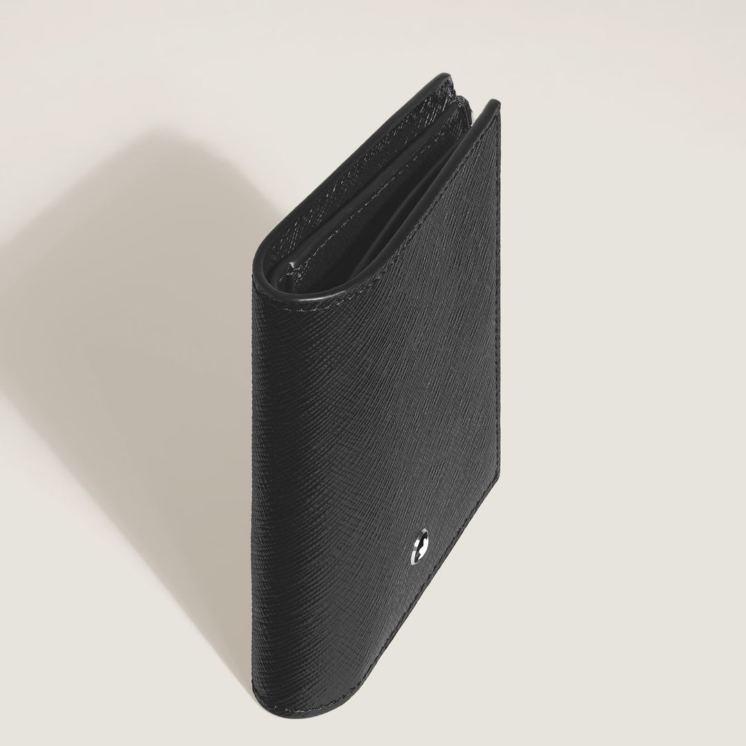 Montblanc Mini Vertical Wallet 6cc in Sartorial Leather MB223007