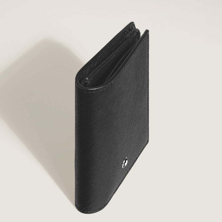 Montblanc Mini Vertical Wallet 6cc in Sartorial Leather MB223007