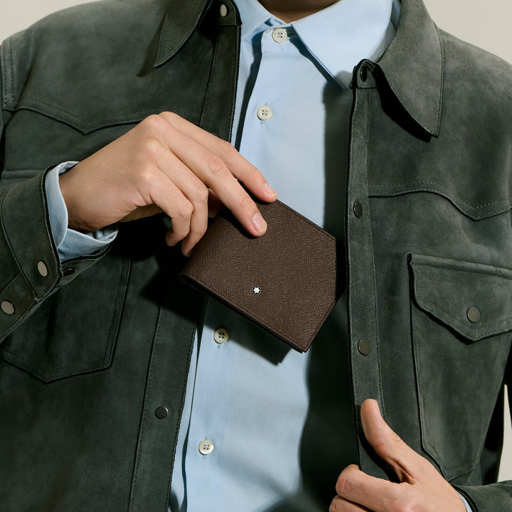 Montblanc Wallet 6cc in Sartorial Leather MB223009