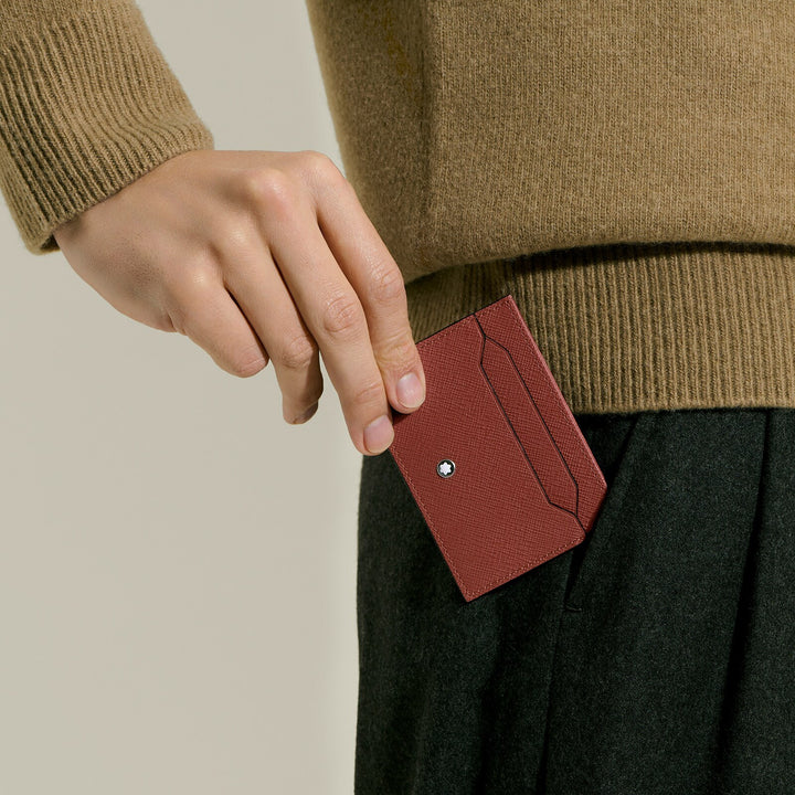 Montblanc Card Holder 5cc in Sartorial Leather MB223027