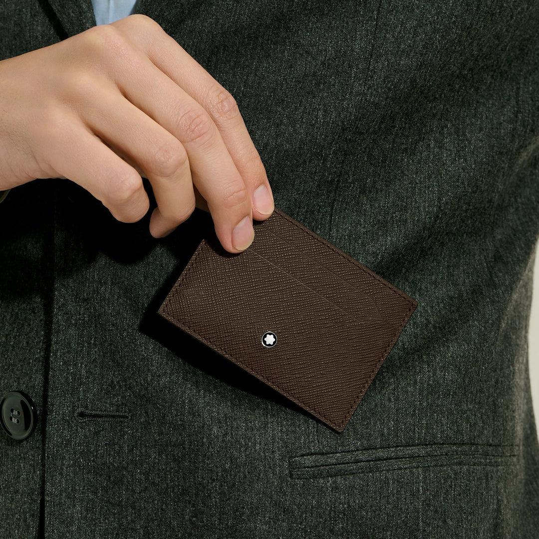 Montblanc Card Holder 5cc in Sartorial Leather MB223029
