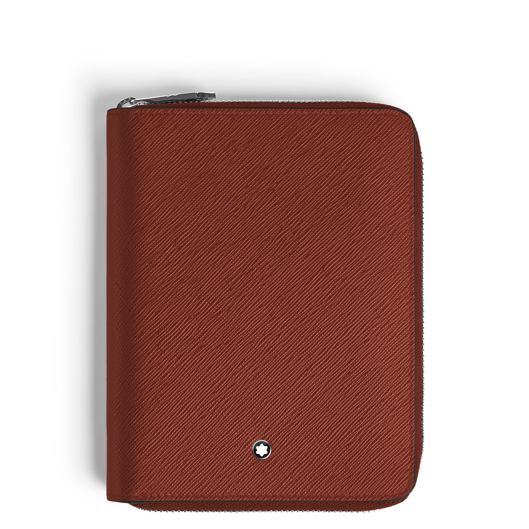 Montblanc 5 Pen Pouch with zip in Sartorial Leather MB223035