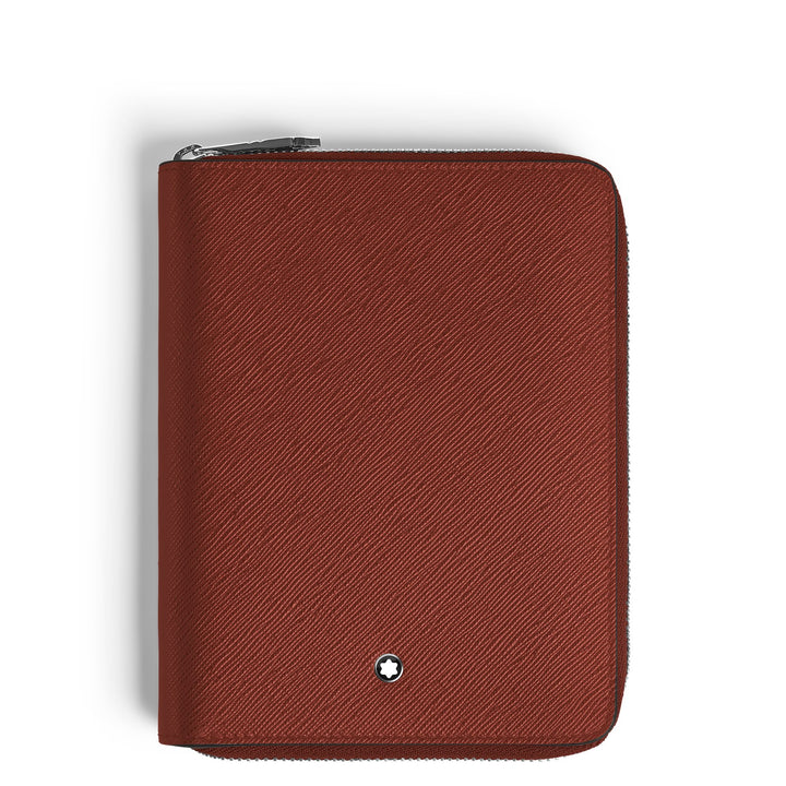 Montblanc 5 Pen Pouch with zip in Sartorial Leather MB223035