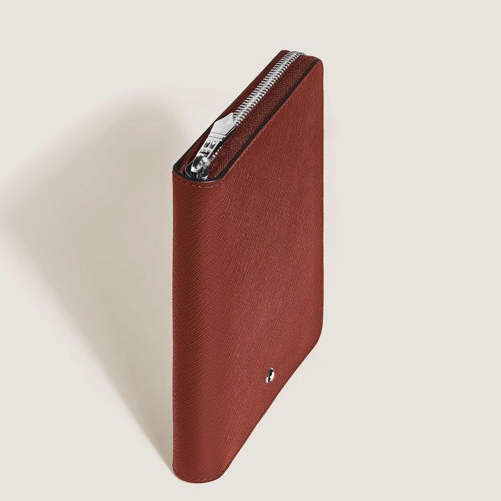 Montblanc 5 Pen Pouch with zip in Sartorial Leather MB223035