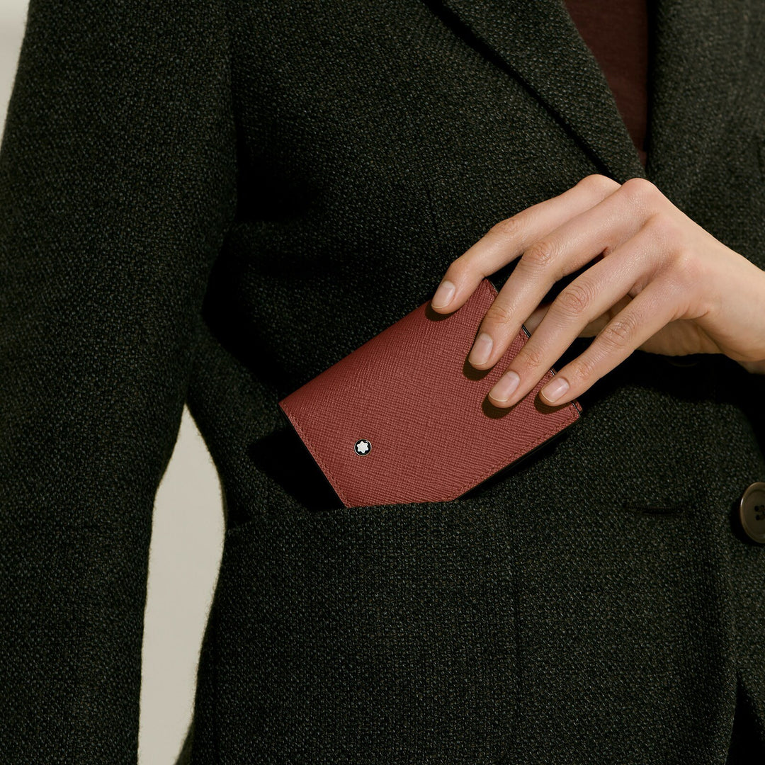 Montblanc Card Holder 4cc in Sartorial Leather MB223045