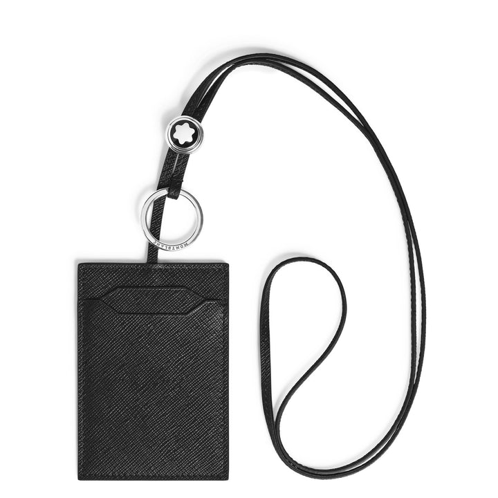 Montblanc Card Holder 3cc with Strap in Sartorial Leather MB223059