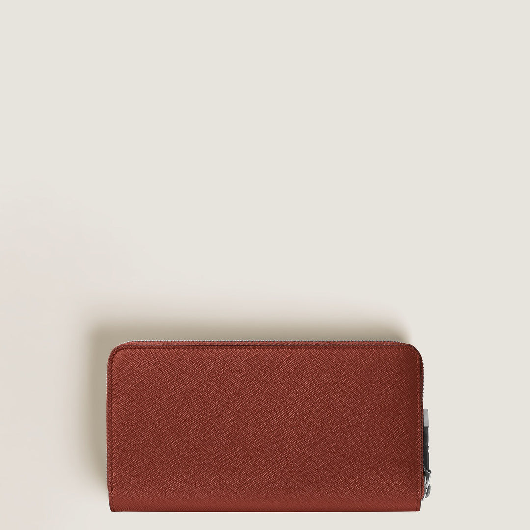 Montblanc Wallet 12cc with zip in Sartorial Leather MB223119