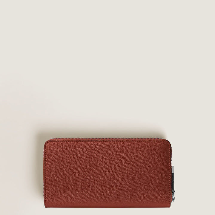 Montblanc Wallet 12cc with zip in Sartorial Leather MB223119