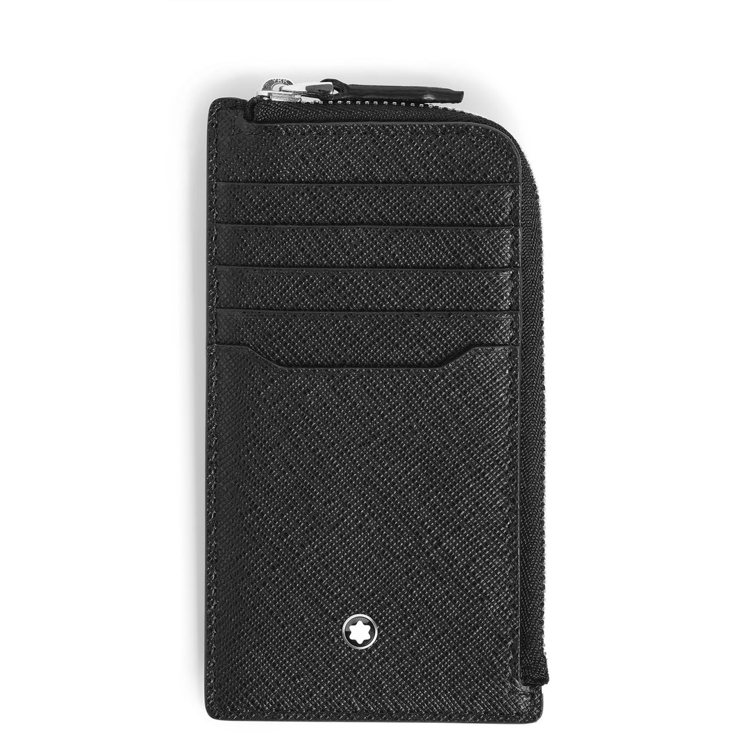 Montblanc Card Holder 8cc with zip in Sartorial Leather MB223121