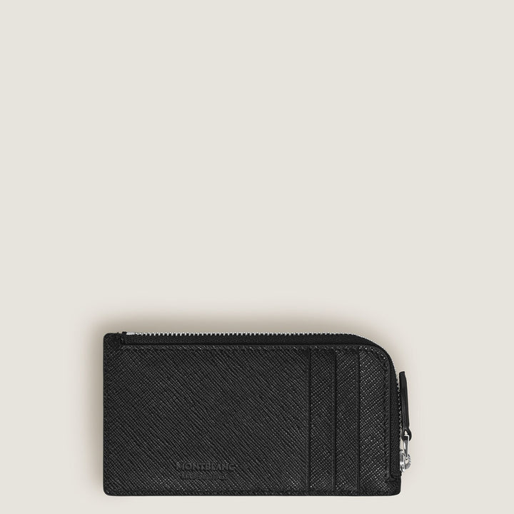 Montblanc Card Holder 8cc with zip in Sartorial Leather MB223121