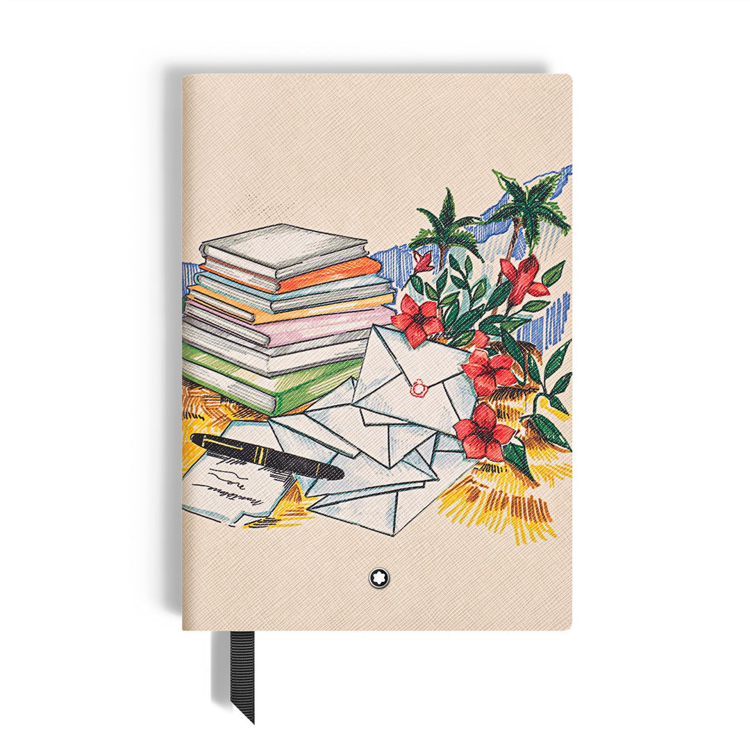 Montblanc Medium Notebook in Sartorial Leather, Summer Capsule, Lined Pages MB223465