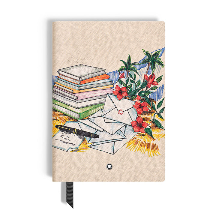 Montblanc Medium Notebook in Sartorial Leather, Summer Capsule, Lined Pages MB223465