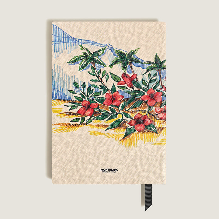 Montblanc Medium Notebook in Sartorial Leather, Summer Capsule, Lined Pages MB223465