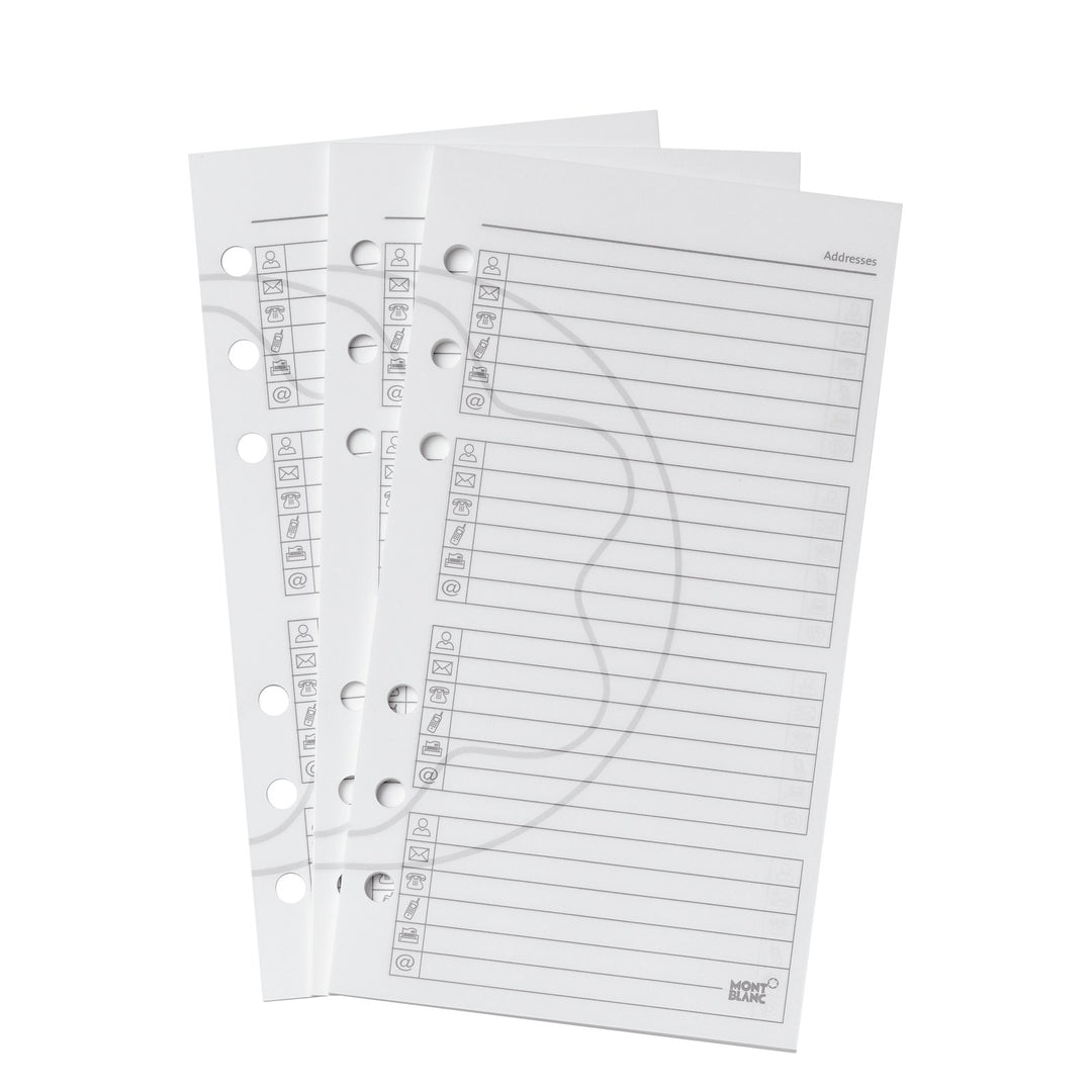 Montblanc Telephone-Address Sheets Medium MB3027