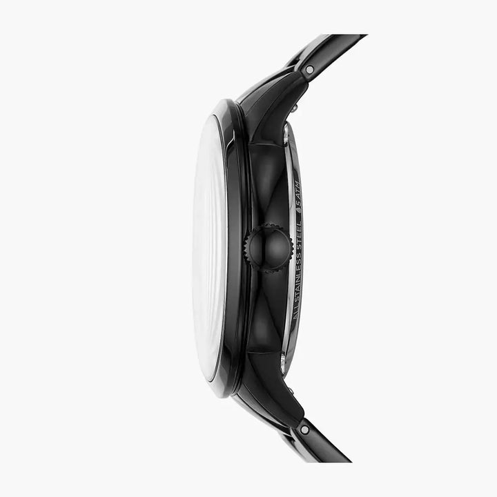 Fossil 44mm Townsman Automatic Black Stainless Steel Watch