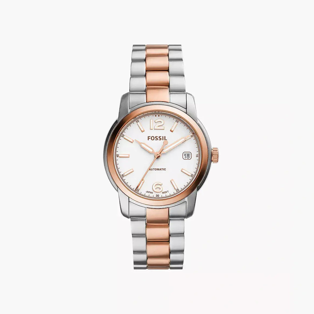 Fossil Fossil Heritage Automatic Two-Tone Stainless Steel Watch
