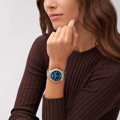 Fossil Fossil Heritage Automatic Two-Tone Stainless Steel Watch