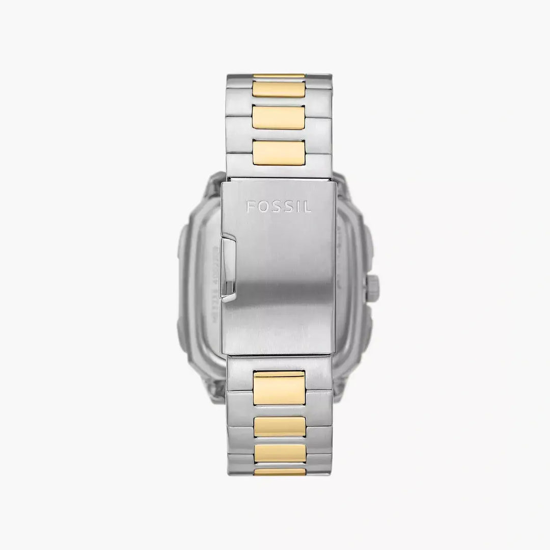 Fossil Inscription Automatic Two-Tone Stainless Steel Watch